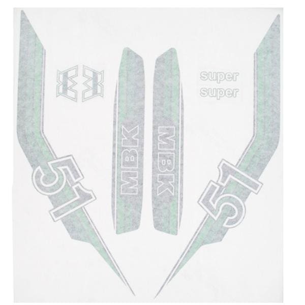 CGN515512 Green MBK 51 sticker kit (8 pieces)