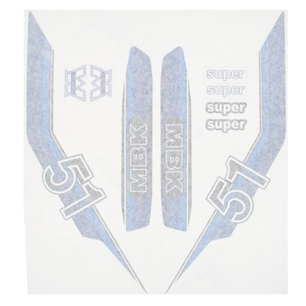 CGN515513 MBK 51 Blue Sticker Kit (8 pieces)