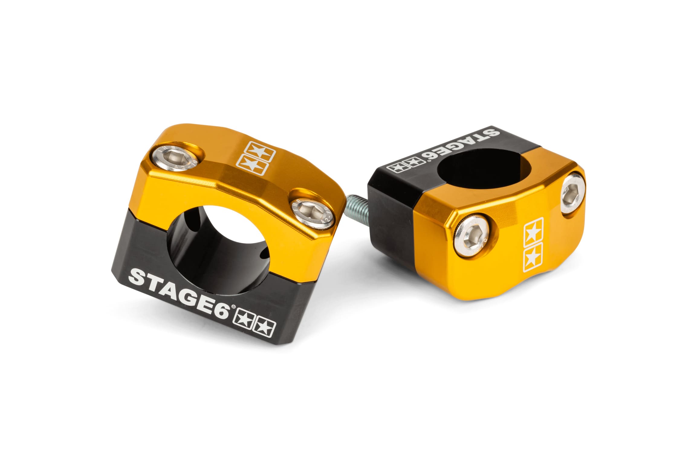 S6-196010/YE Supporti / Fascette Manubrio Stage6 28,6mm giallo