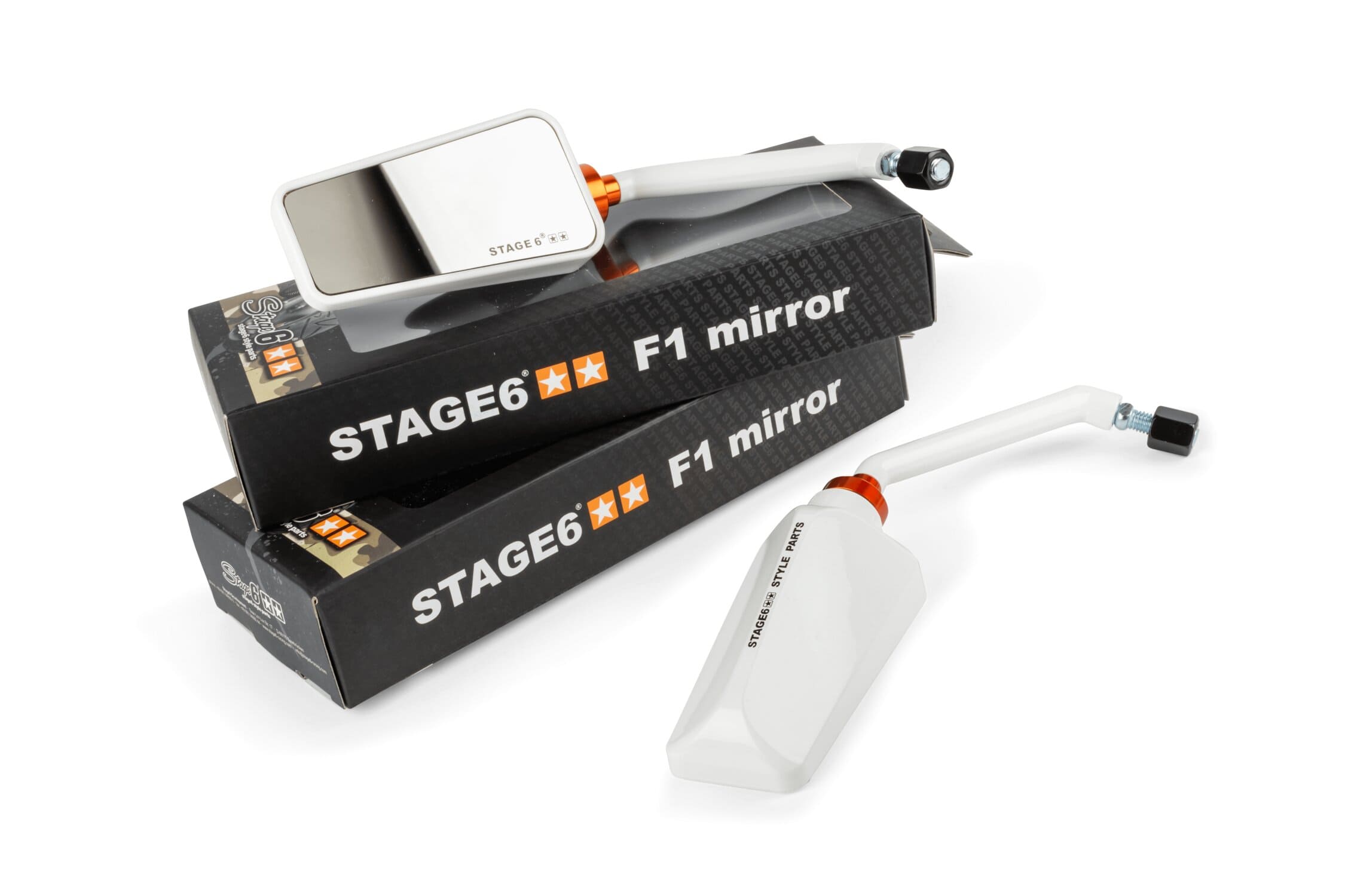 S6-SSP630/PACK-WH F1 Stage6 mirror set white