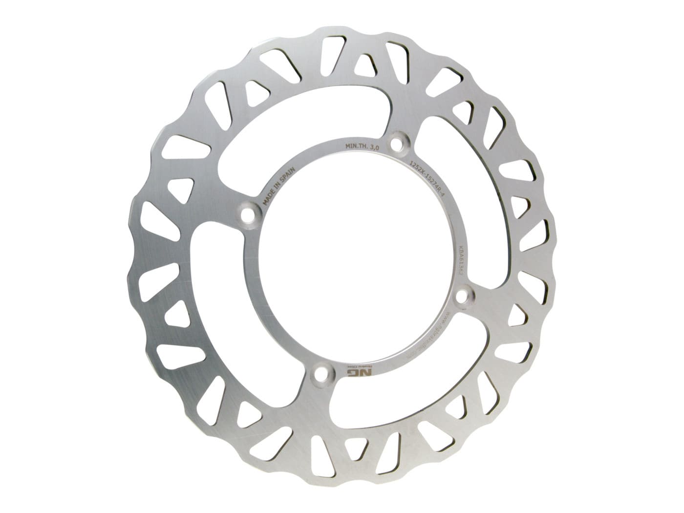 NG1252X Disco Freno posteriore 220mm NG Brake Disc Beta RR