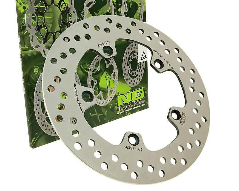 NG290 Disco Freno posteriore 220mm NG Brake Disc Aprilia RS 99'