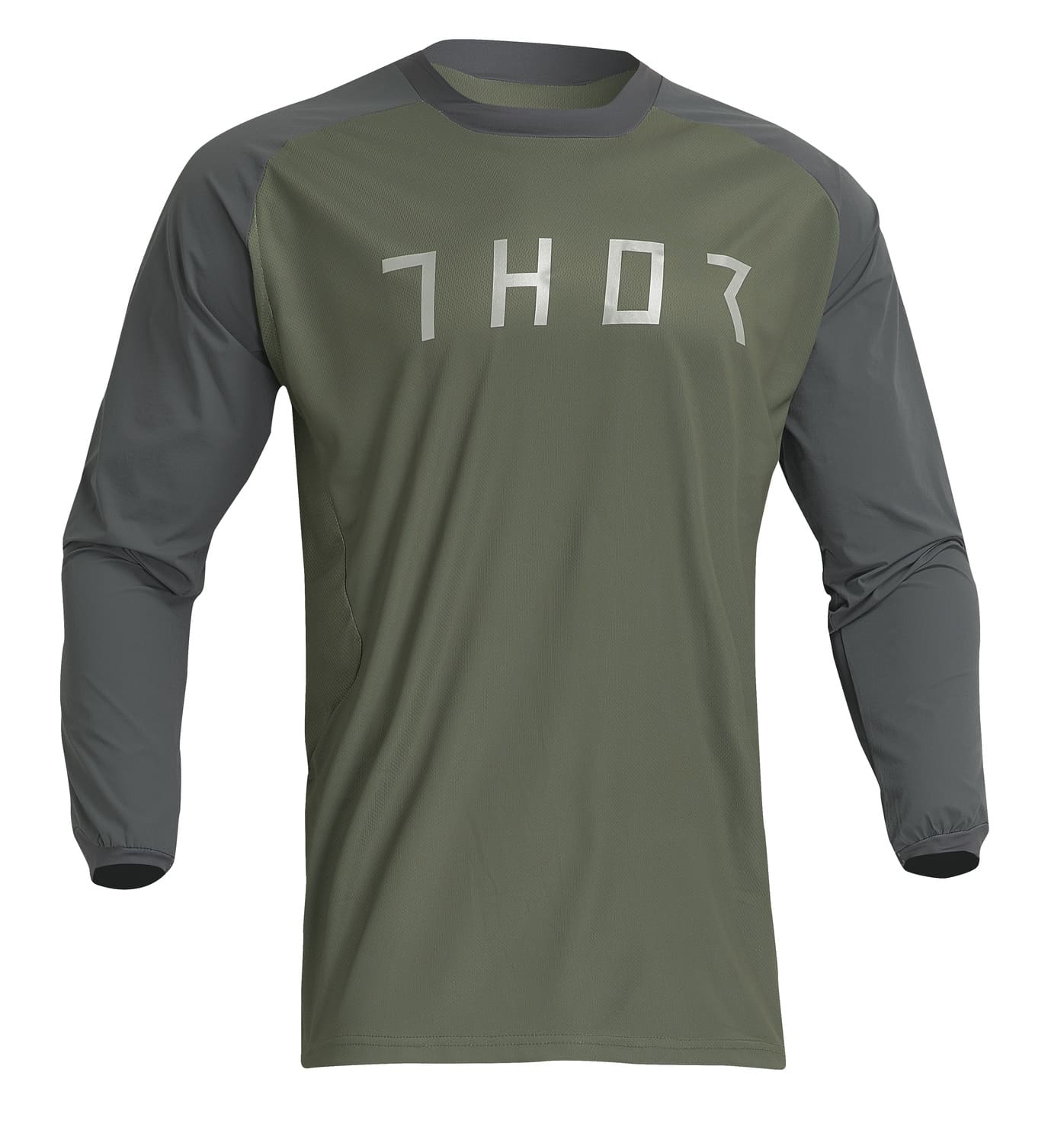 TH29107171 Thor Terrain cross jersey olive green / anthracite 3X