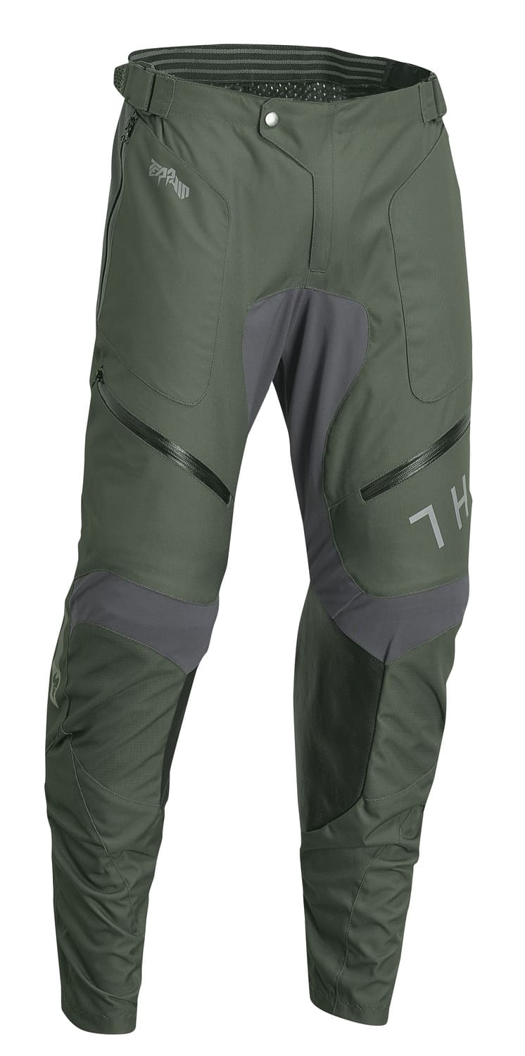 TH290110439 Thor Terrain "In the boot" cross pants olive green / anthracite 48