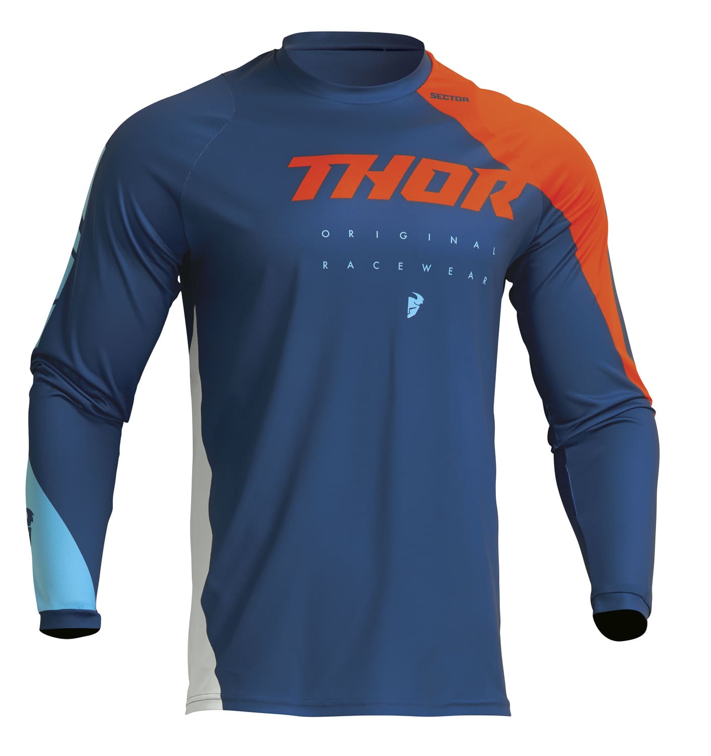 TH29122244 Maglia cross Thor Sector Edge bambini blu marina / arancione XL