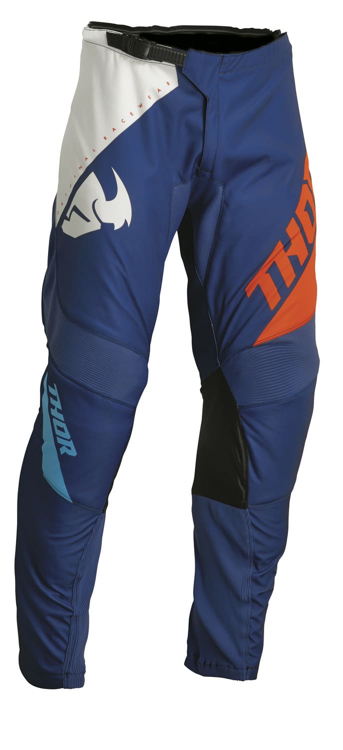 TH29032206 Pantaloni cross Thor Sector Edge bambini blu marina / arancione 28