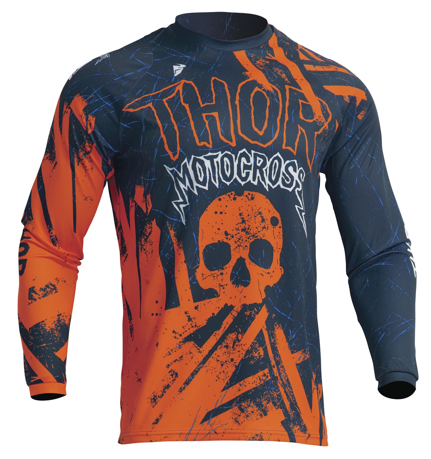 TH29122232 Maglia cross Thor Sector Gnar bambini blu marina / arancione XL