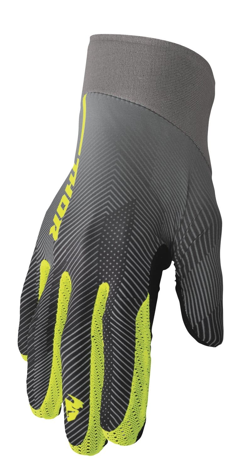 TH33307206 Thor Agile Tech cross gloves grey/Acid 2X