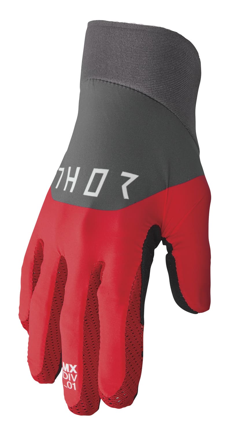 TH33307230 Guanti cross Thor Agile Rival rosso / antracite 2X