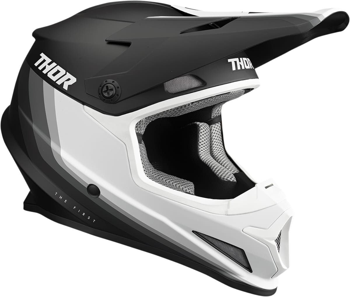 TH01107319 Thor Sector Mips cross helmet black / white 2XL