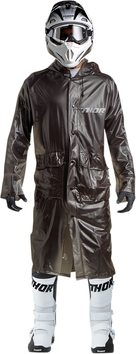 TH28540257 Thor Long Waterproof Jacket Black ONE SIZE