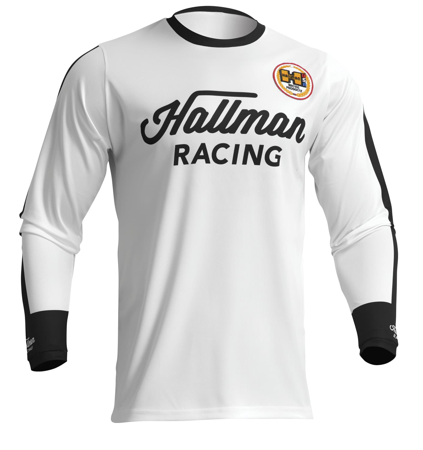 TH29107120 Maglia cross Thor Hallman Differ Roosted bianco / nero 3X