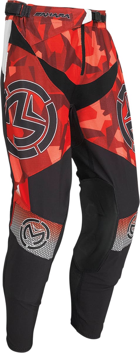 MR-290110385 Pantaloni cross Moose Racing Sahara rosso/nero 42