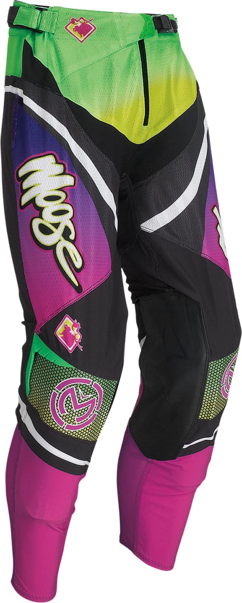 MR-290110417 Pantaloni cross Moose Racing Sahara viola/verde 42