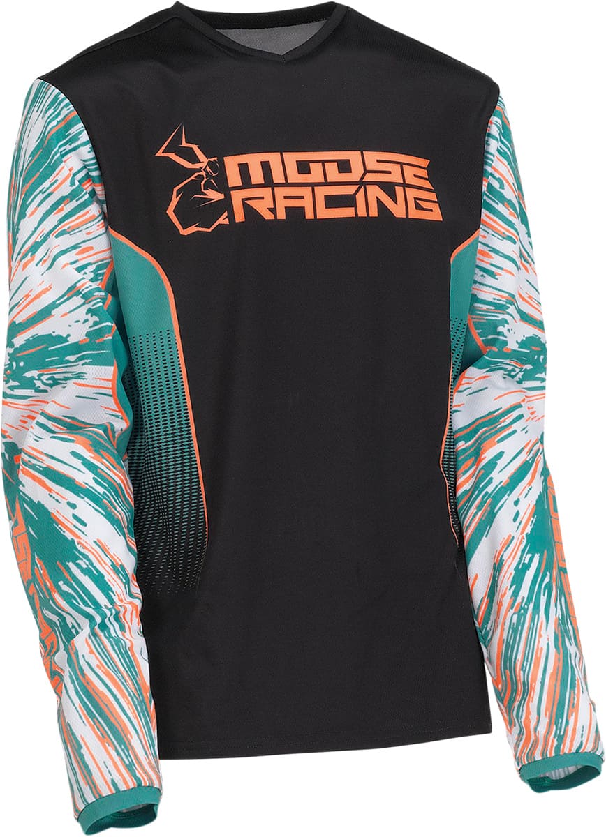 MR-29122255 Maglia cross Moose Racing Kids Agroid turchese/aranciato/nero XL