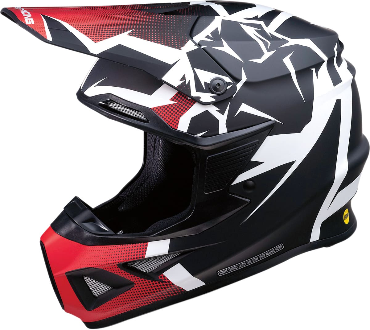 MR-01106697 Moose Racing MIPS FI Agroid red 3X cross helmet