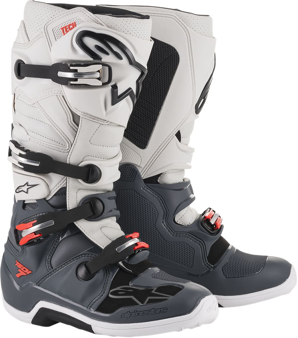 ALP34102115 Alpinestars Tech 7 gris / blanc 48 boots