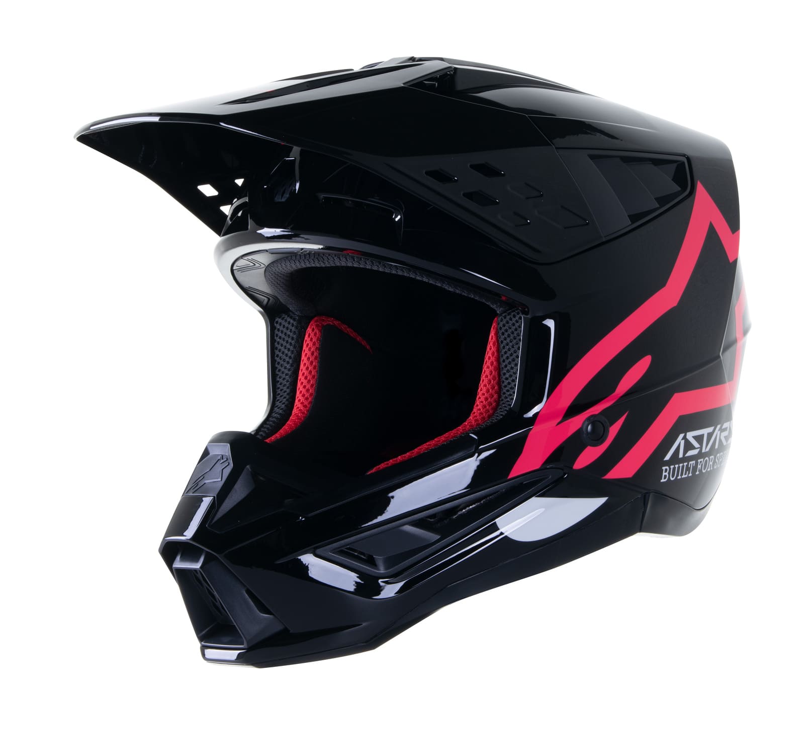 ALP1107944 Casco MX Alpinestars SM5 Compass nero/rosa XL