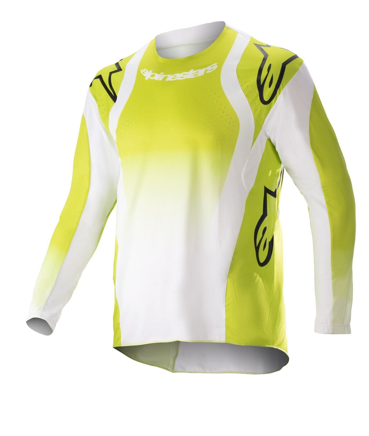 ALP29122288 Alpinestars Kids Racer Push MX Jersey Fluorescent Yellow/White XL