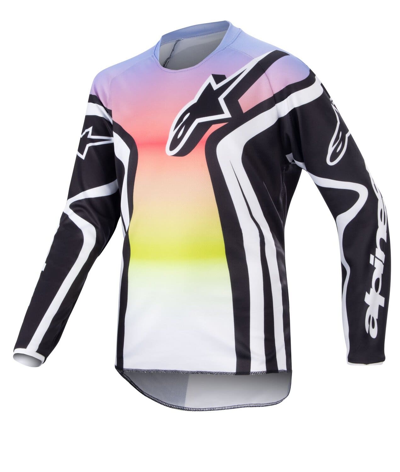 ALP29122304 Alpinestars Kids Racer MX Jersey Semi black/multicolor XL