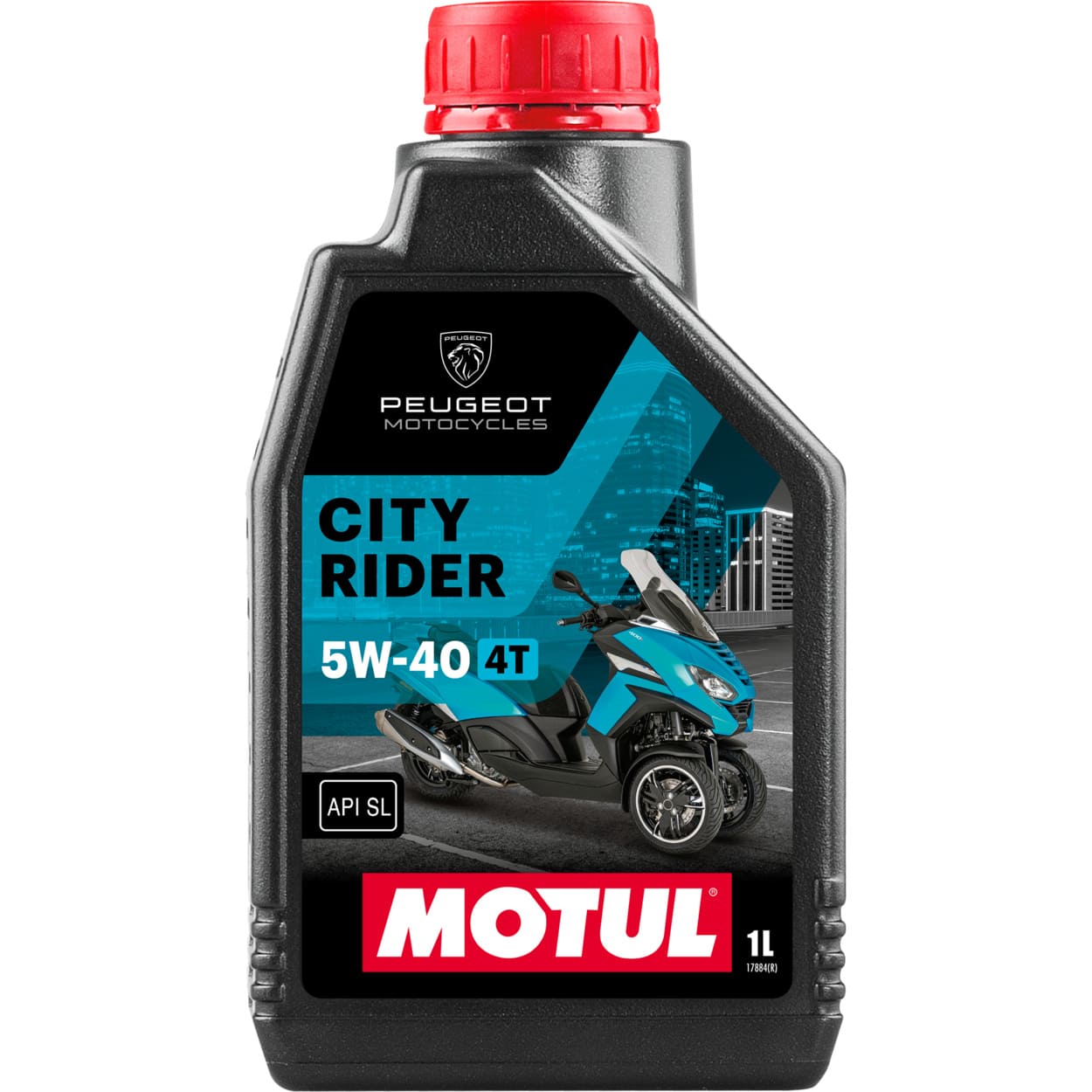 OMOT111249 Olio Motore 4 tempi 5W-40 Motul City Rider Peugeot 1L