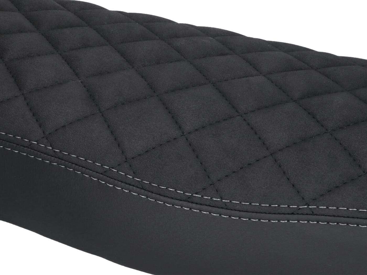 STT49204 Schmitt seat cover quilted black/grey Simson S50 / S51 / S70