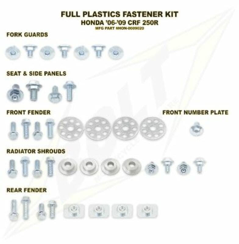 BLT-1061490 Kit bulloneria carena completa Bolt Honda CR 125 / 250 2000-2007