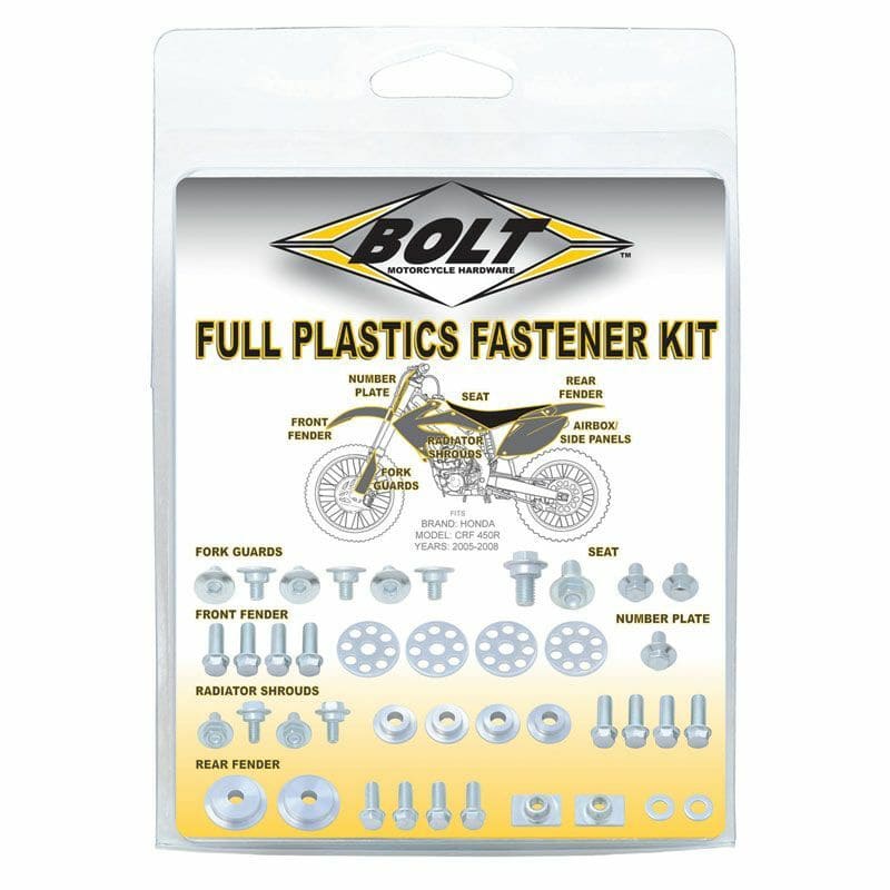 BLT-1061518 Stainless Steel Plastic Bolt Kit Bolt Yamaha YZ/WR