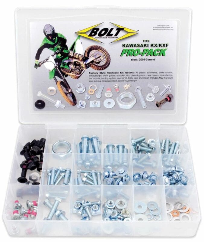 BLT-1061547 Kit bulloneria Bolt Pro-Pack Kawasaki KX/KXF 125 fino 450