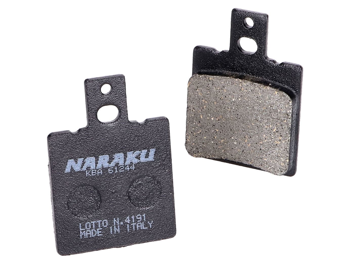 NK430.52 Naraku Organic Brake Pads Aprilia AF1 / RS 125 / Keeway / Hyosung Boomer