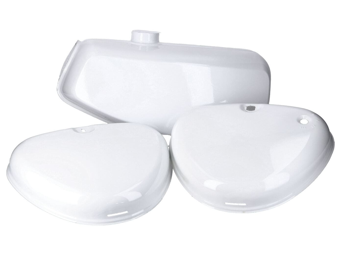 MOF-49096 Tank and side fairing set white Simson S50 / S51 / S70