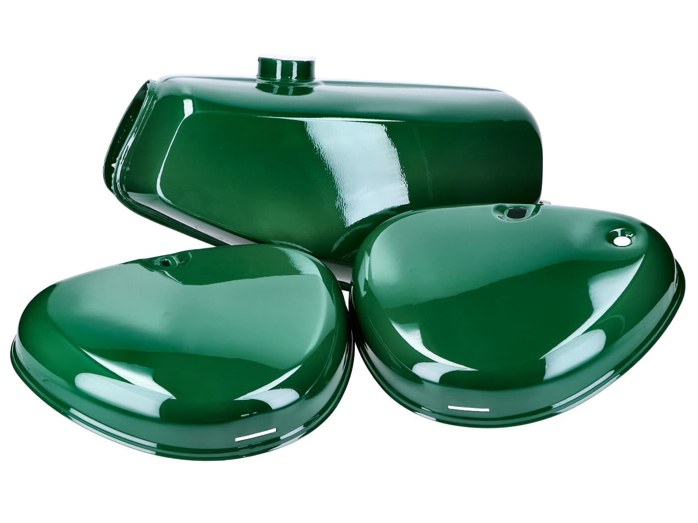 MOF-49101 Tank and side fairing set dark green Simson S50 / S51 / S70