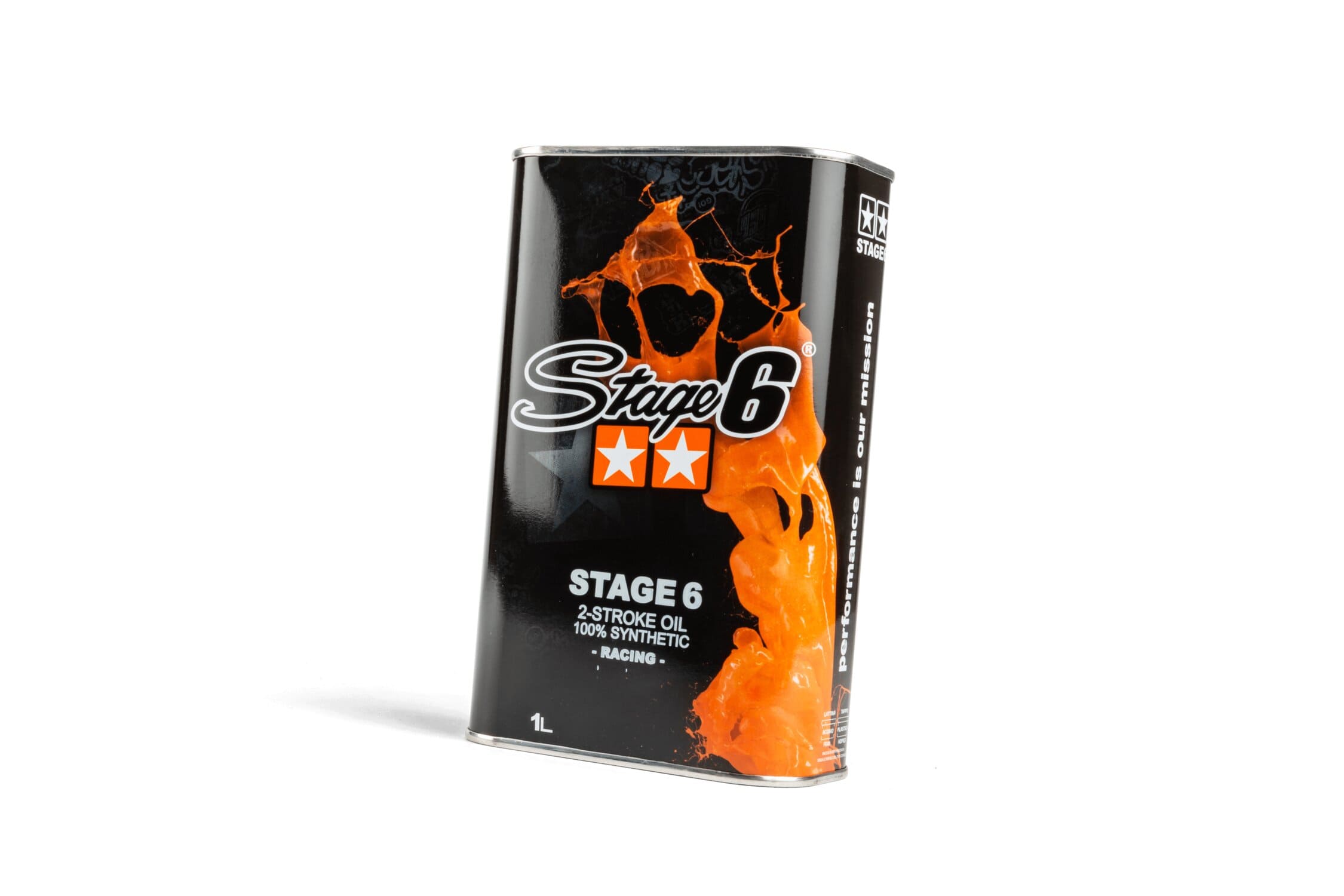 S6-0206 Olio motore 2T Stage6 Racing 100% sintetico 1L