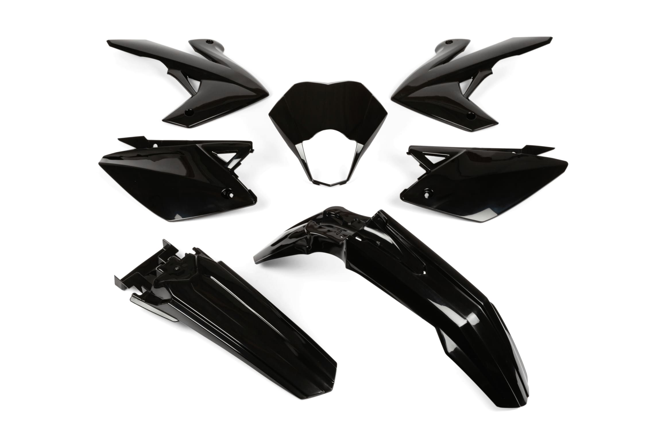 STR-982.00/BK Rieju MRT black 7-piece fairing kit