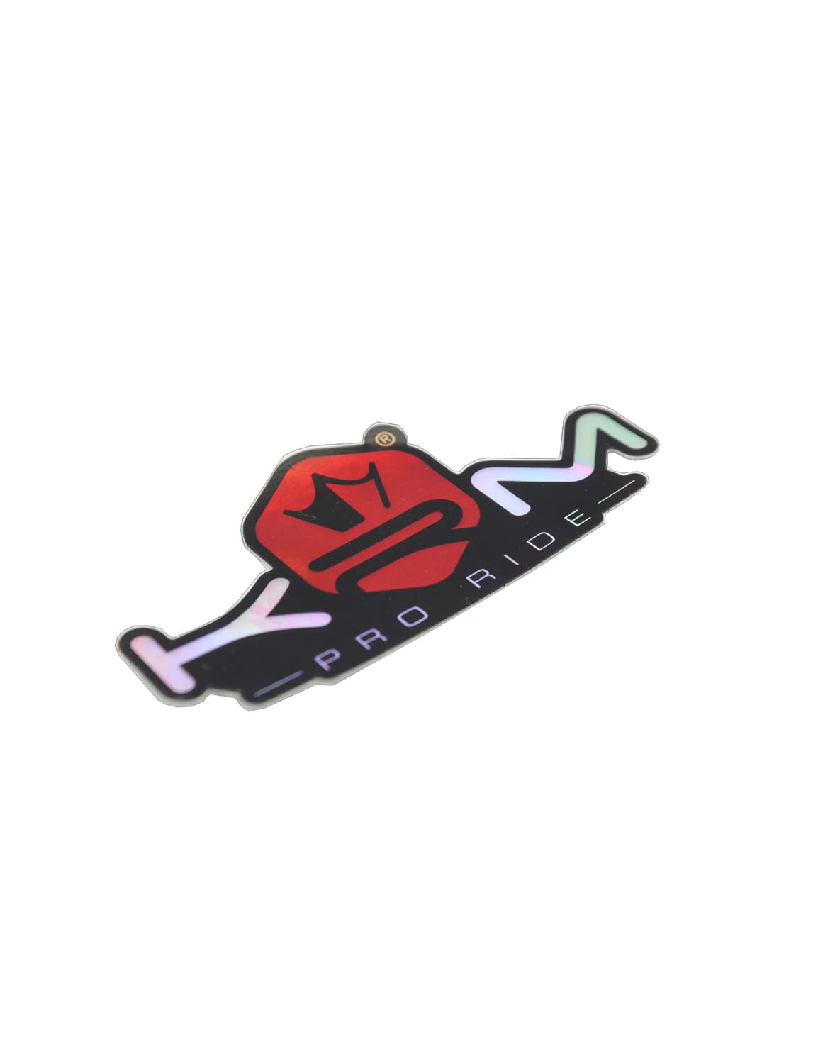 KR040F KRM Pro Ride Hologram Sticker Red