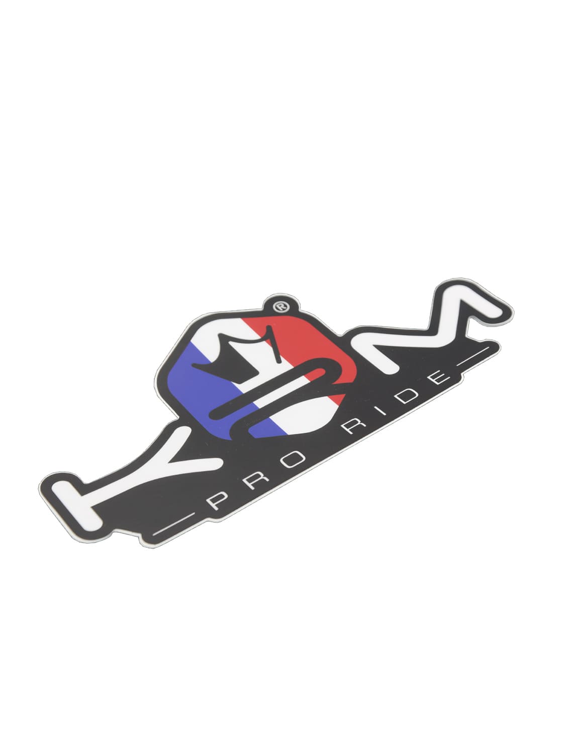 KR044F KRM Pro Ride Sticker Blue / White / Red XL