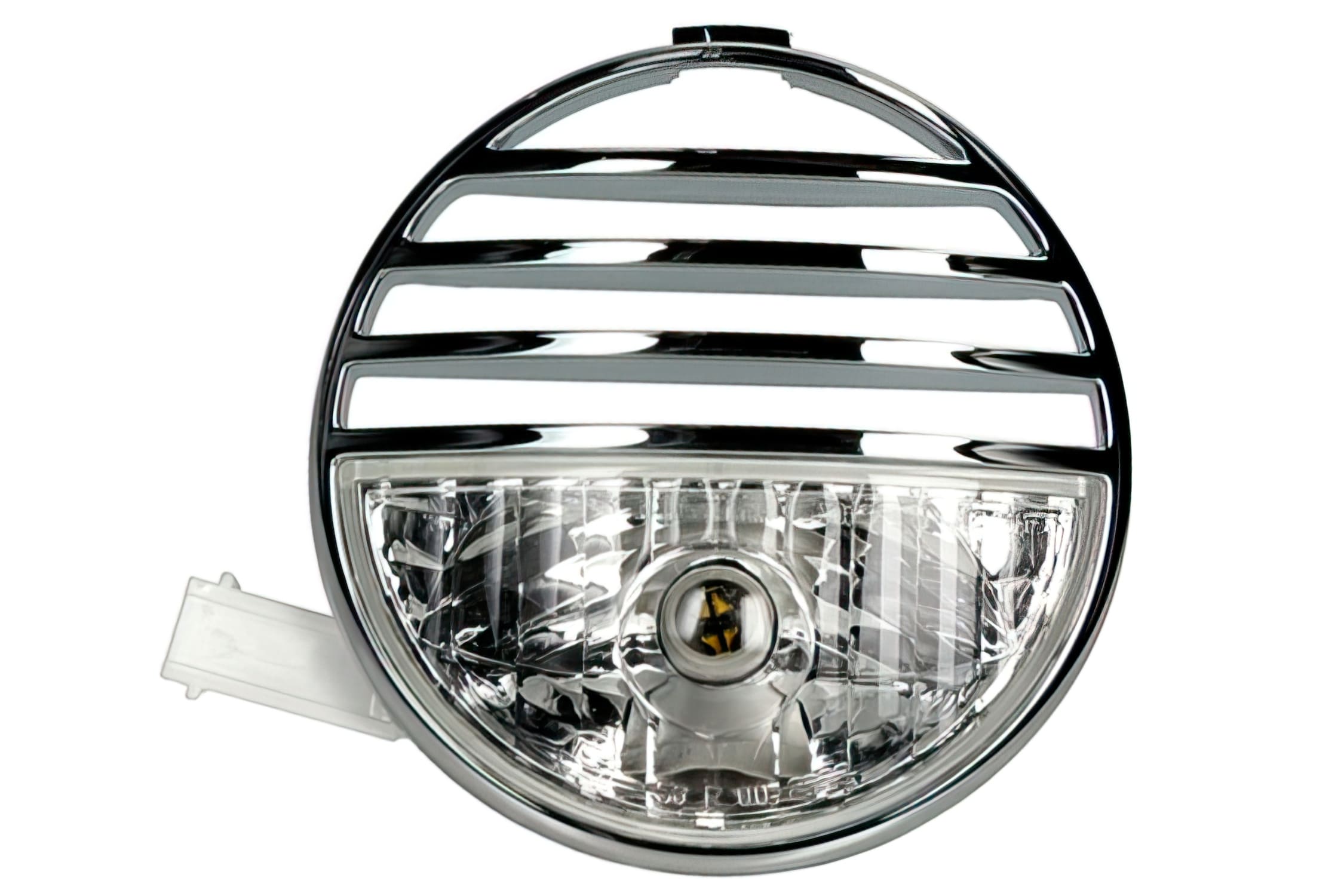 OE-PIA584726 Front light LED position light Piaggio Vespa GTS / GTV 125 - 300cc, chrome CE approved