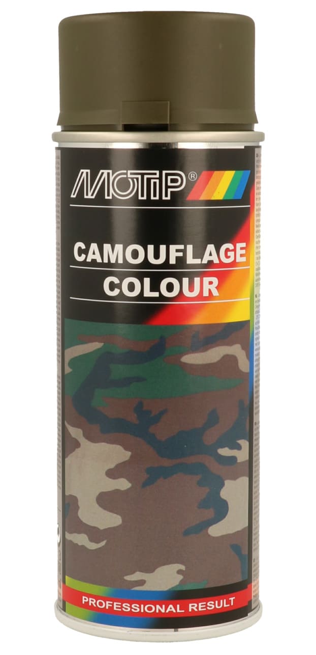 MOT4202 Vernice Spray Motip Army, 400ml, marrone oliva