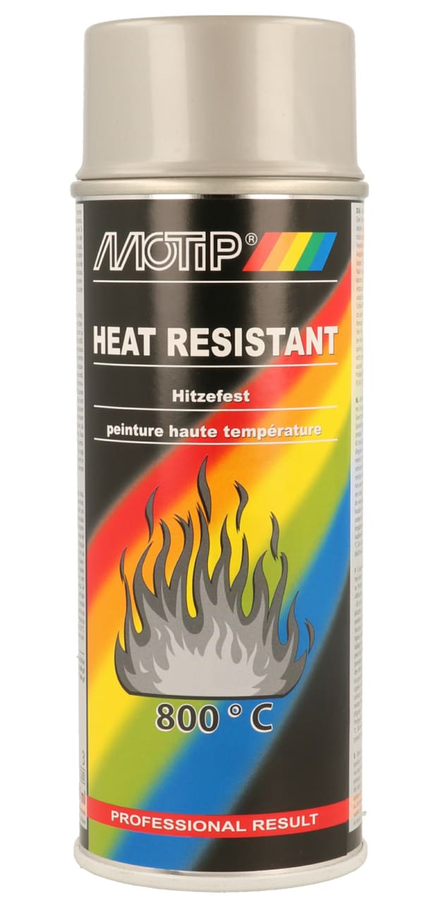 MOTIP4611 Vernice Spray Motip Pro Resistente al Calore argento 400ml