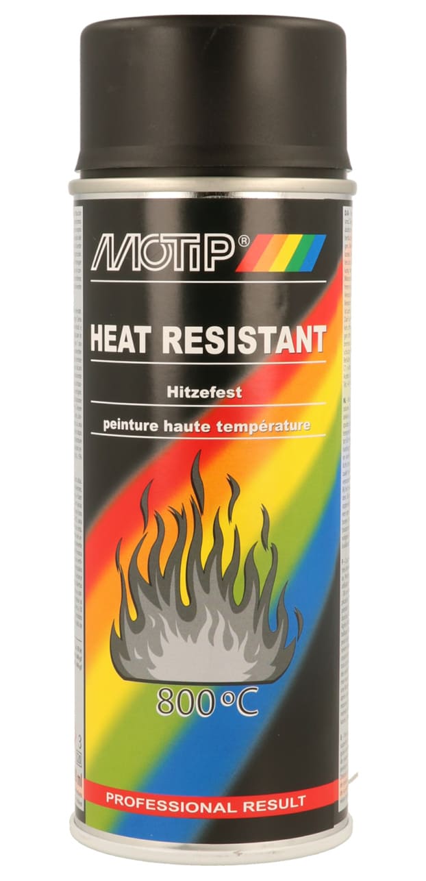 MOTIP4612 Vernice Spray Motip Pro Resistente al Calore nero 400ml