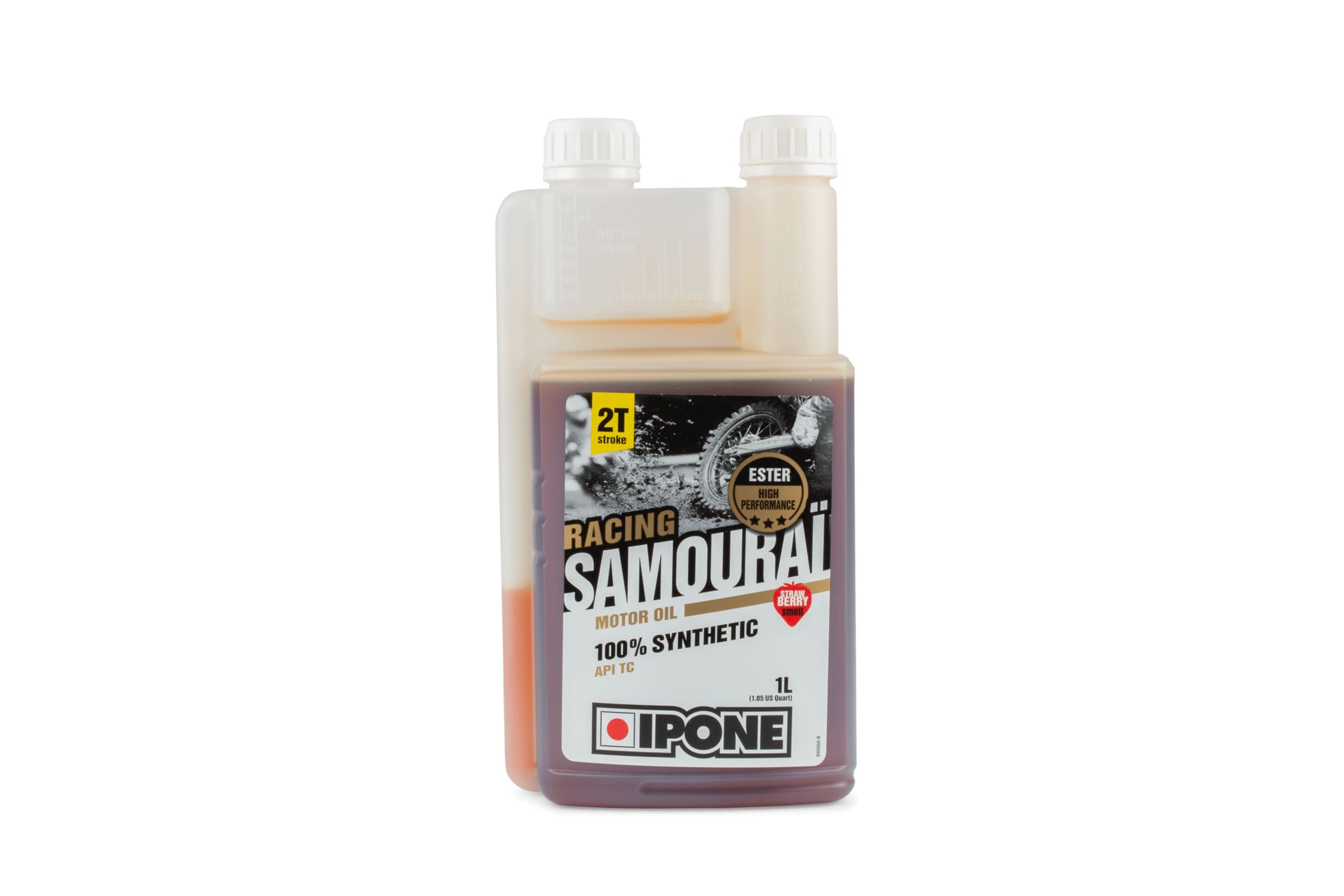 IP-SAMOURAI/1L Ipone Racing Samouraï 2-stroke engine oil strawberry 100% synthetic 1L