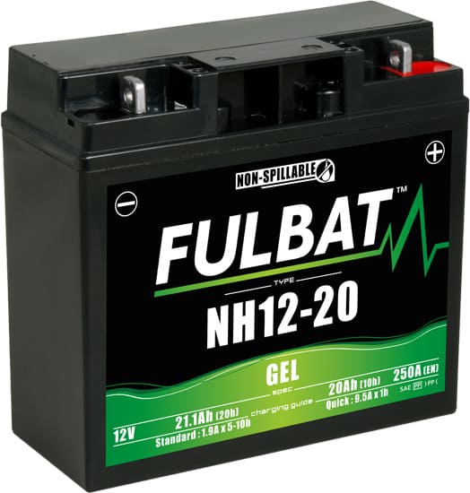 FB550917 Batteria Fulbat 12V - 20Ah SLA Gel senza manutenzione - pronto per l'installazione