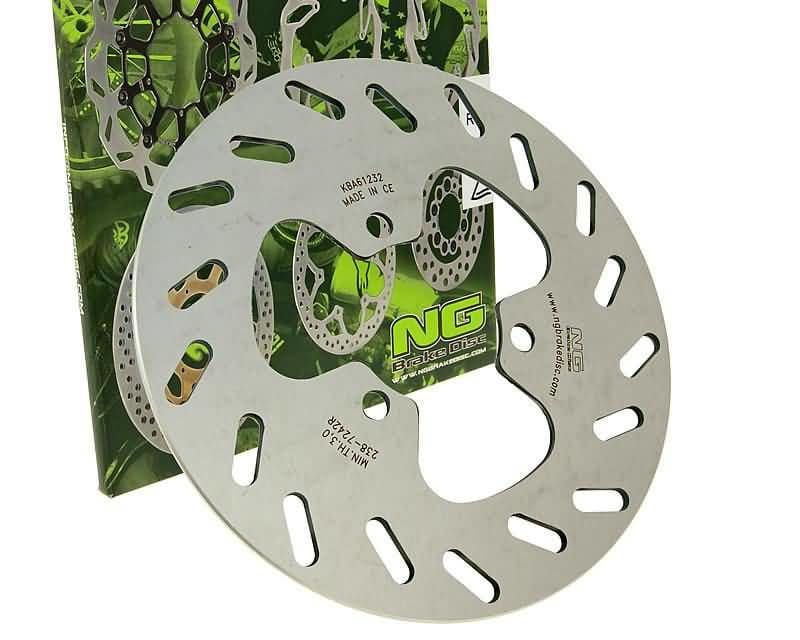 NG238 Disco Freno posteriore 218mm NG Brake Disc Derbi DRD Racing