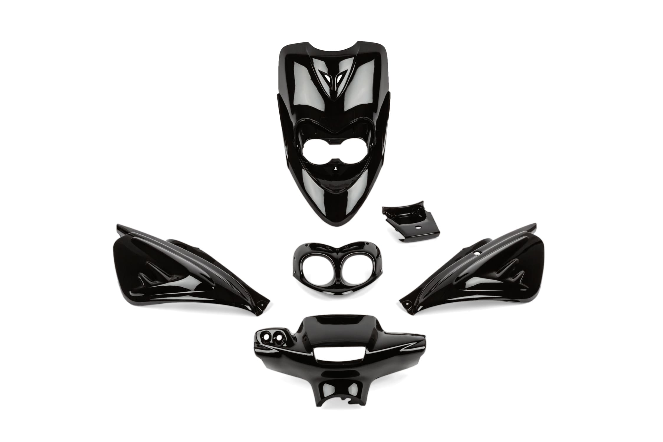 STR-989/BK 6-piece black fairing kit Yamaha BWs Next