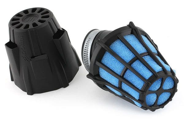 P203.0090 Polini Air Box Air Filter”, 45° inclined, d.32mm, black