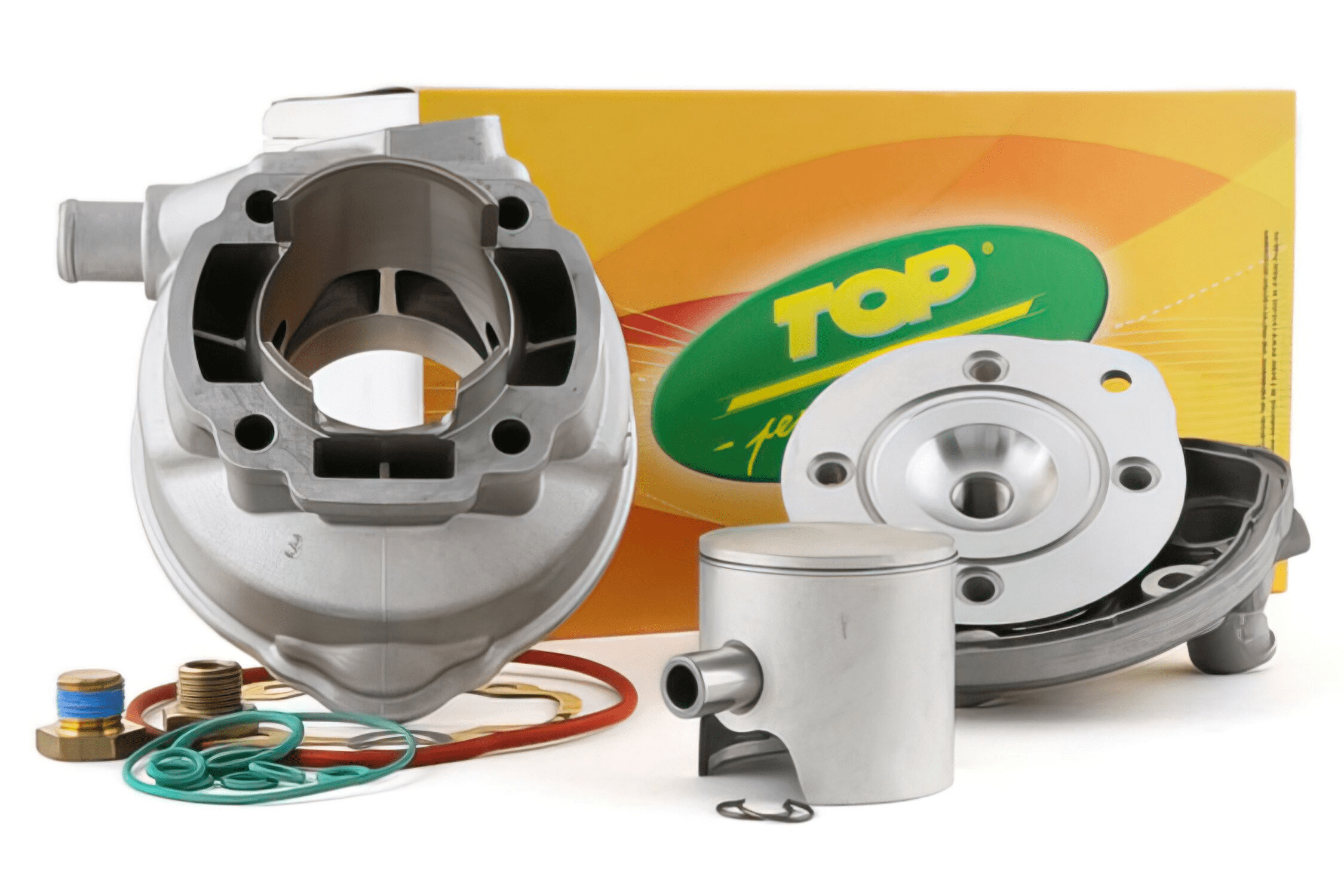 9929340 gruppo termico top tpr 77cc d.50 corsa 39,2 minarelli orizzontale h2o sp.12 alluminio per maxi kit 9926580 biella 85