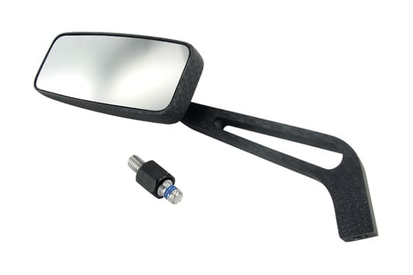 STR-255.63/CA STR8 CNC” Style Mirror, Left, Carbon Look