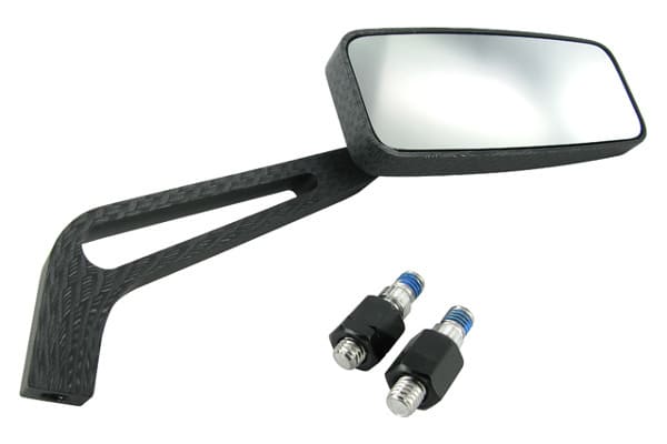 STR-255.79/CA STR8 CNC” Style Mirror, Right, Carbon Look