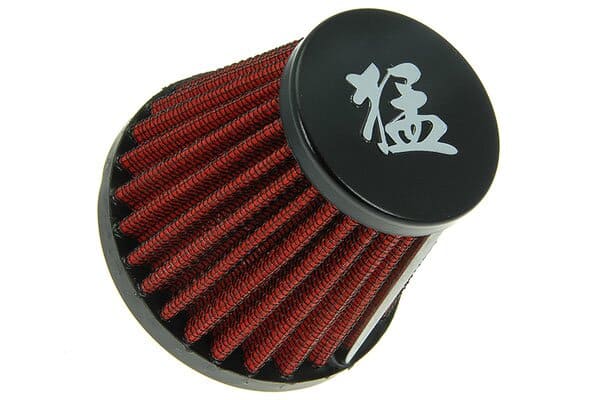 str-346.75/re filtro str8 racing (attacco 28 - 35mm) dritto rosso