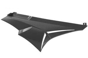 A350000C Rear side panel right, Derbi Senda DRD/Xtrem (after '03) black